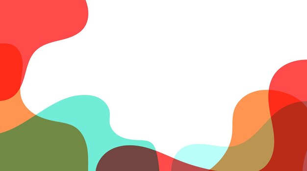Fondo de forma líquida abstracta Ilustración de onda fluida