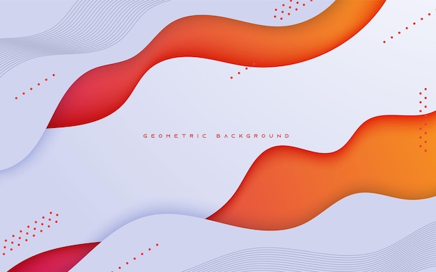 Fondo de forma naranja geométrica abstracta