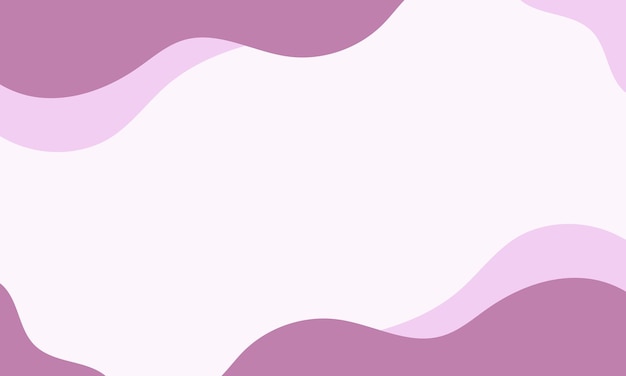 Fondo de forma ondulada púrpura vectorial para la plantilla de banner
