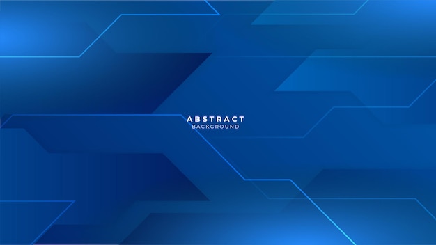 fondo de forma de raya azul geométrica mínima de vector
