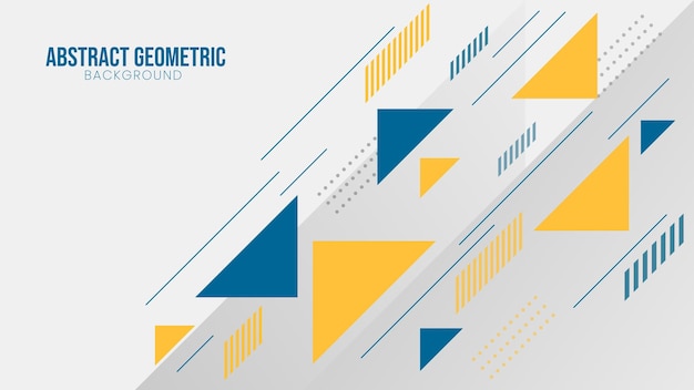 Fondo de forma de triángulo geométrico abstracto
