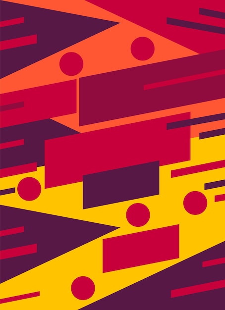 Fondo de formas abstractas de colores
