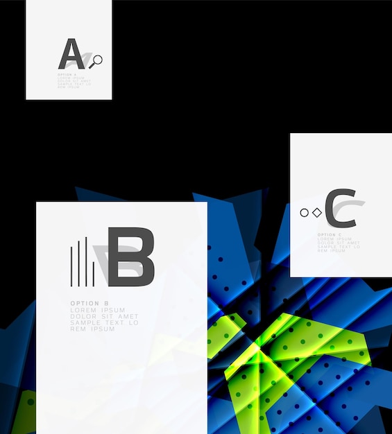 Fondo de formas abstractas coloridas Diseño minimalista