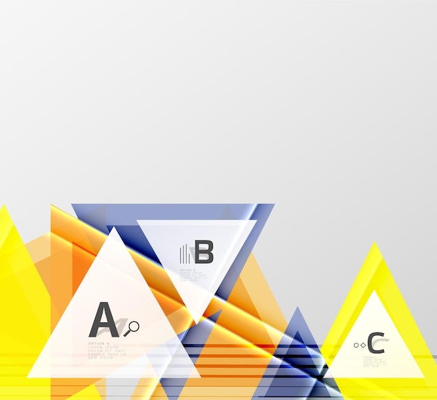 Fondo de formas abstractas coloridas Diseño minimalista