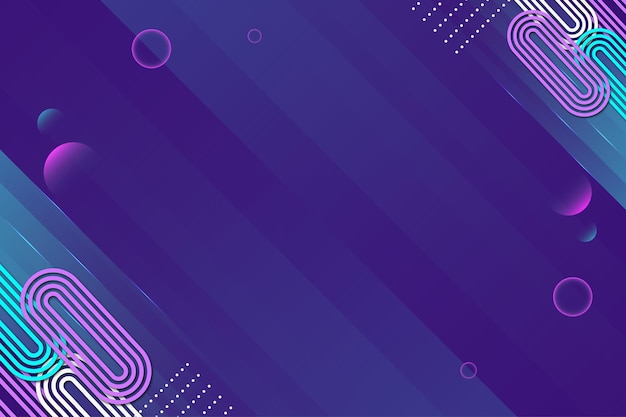 Fondo de formas abstractas degradado