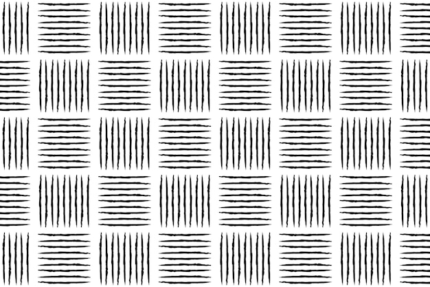 Fondo de formas cuadradas de líneas de trazo de pincel