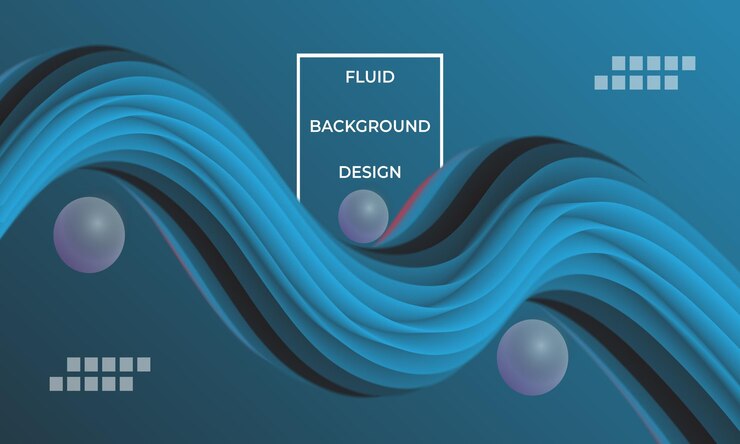 fondo de formas fluidas de gradiente
