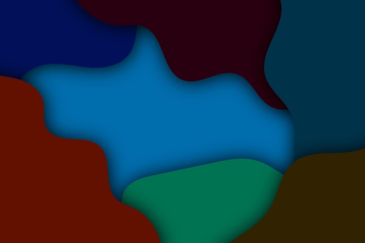Vector fondo de formas geométricas abstractas de colores con elementos de gradiente y textura