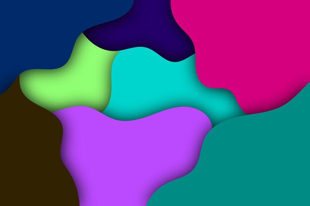 Fondo de formas geométricas abstractas de colores con elementos de gradiente y textura