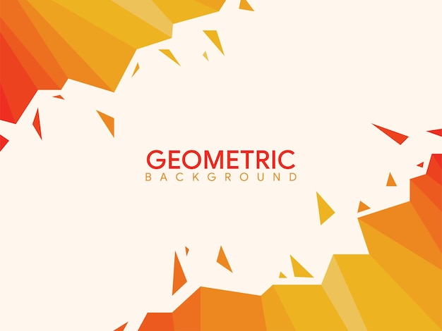 Fondo de formas geométricas abstractas creativas