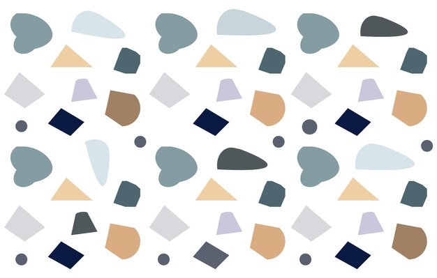 Fondo de formas geométricas abstractas, diseño para decoración, papel de regalo, impresión, vector