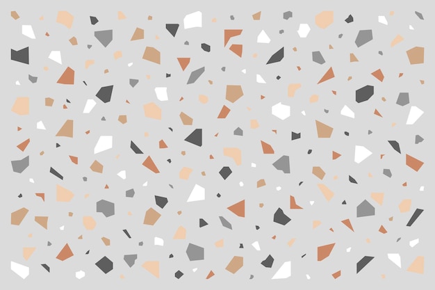 Fondo de formas geométricas abstractas mosaico terrazzo