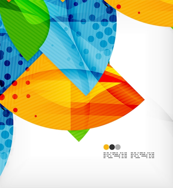 Fondo de formas geométricas abstractas