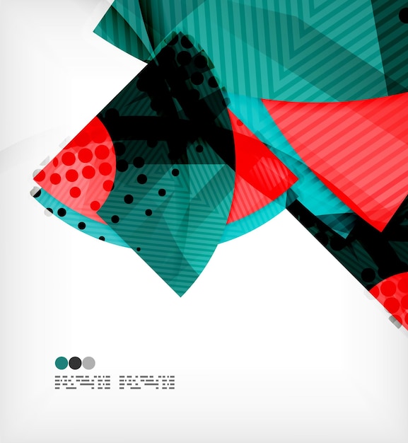 Fondo de formas geométricas abstractas