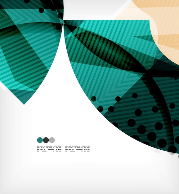 Fondo de formas geométricas abstractas