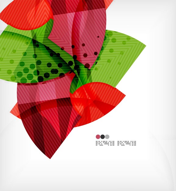 Fondo de formas geométricas abstractas
