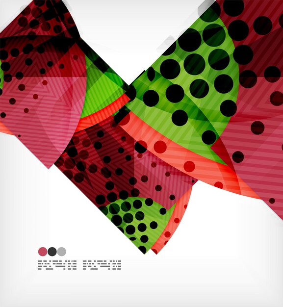 Fondo de formas geométricas abstractas