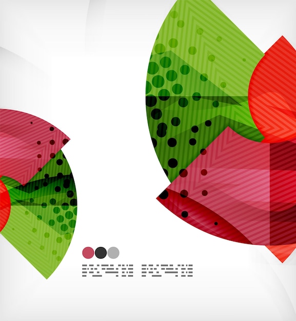Fondo de formas geométricas abstractas