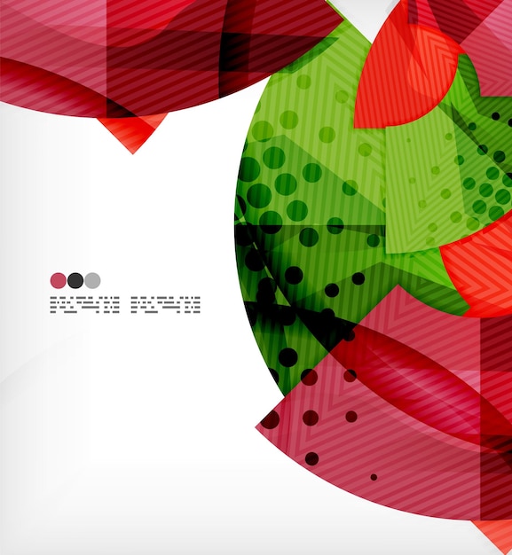 Fondo de formas geométricas abstractas