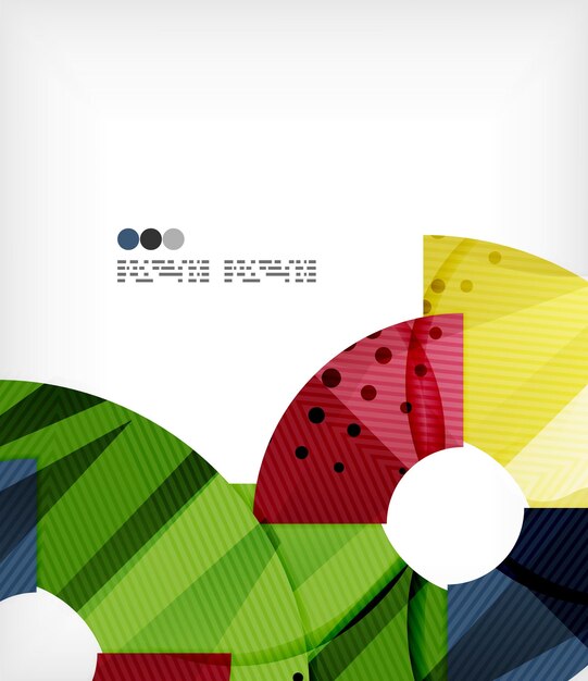 Fondo de formas geométricas abstractas