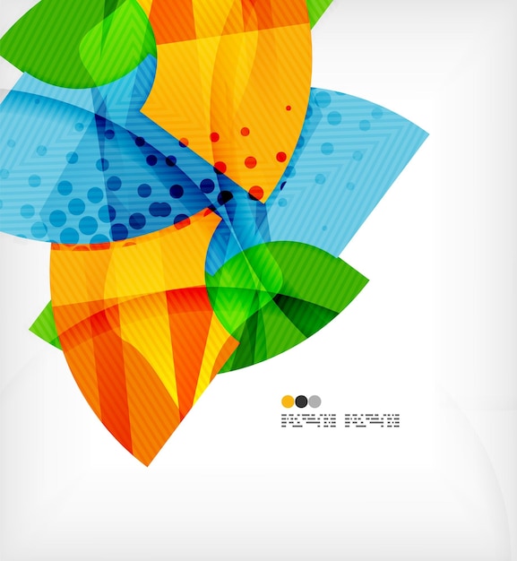 Fondo de formas geométricas abstractas