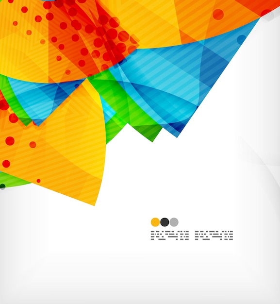 Fondo de formas geométricas abstractas