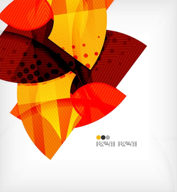 Fondo de formas geométricas abstractas