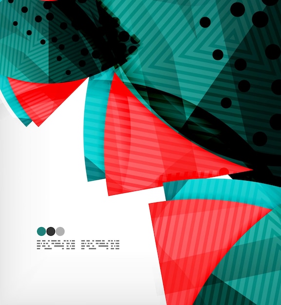 Fondo de formas geométricas abstractas
