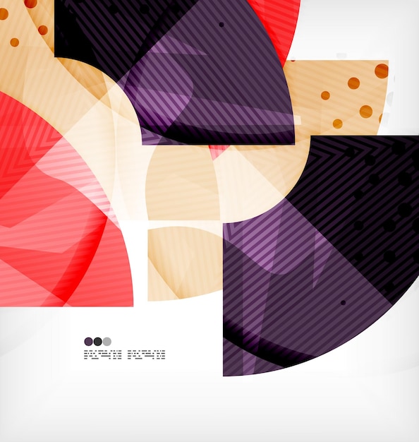 Fondo de formas geométricas abstractas