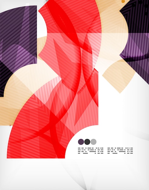 Fondo de formas geométricas abstractas