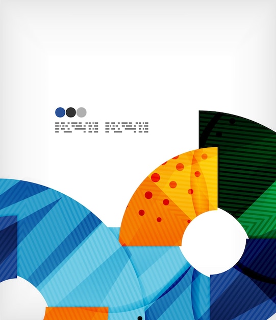 Fondo de formas geométricas abstractas