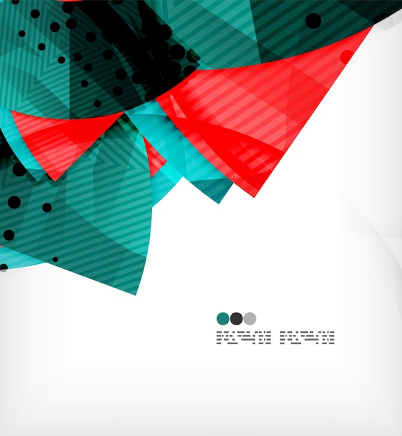 Fondo de formas geométricas abstractas
