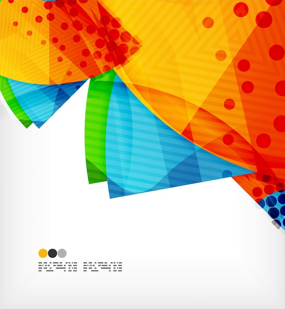 Fondo de formas geométricas abstractas