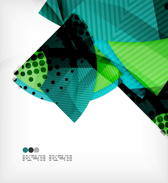 Fondo de formas geométricas abstractas