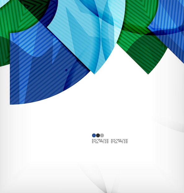 Fondo de formas geométricas abstractas