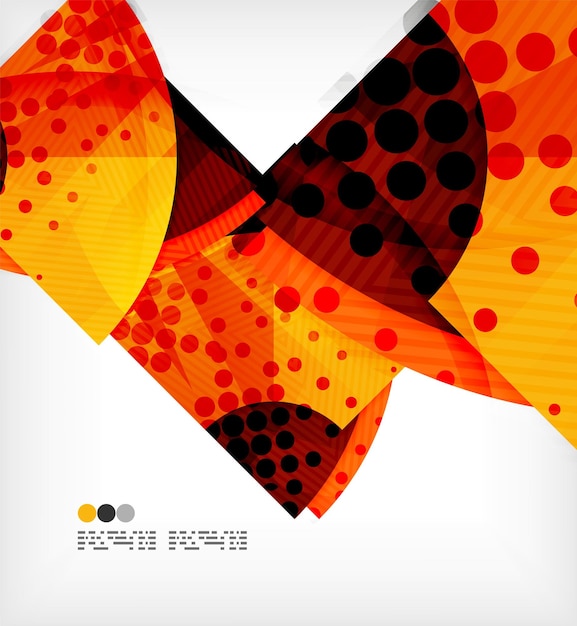 Fondo de formas geométricas abstractas