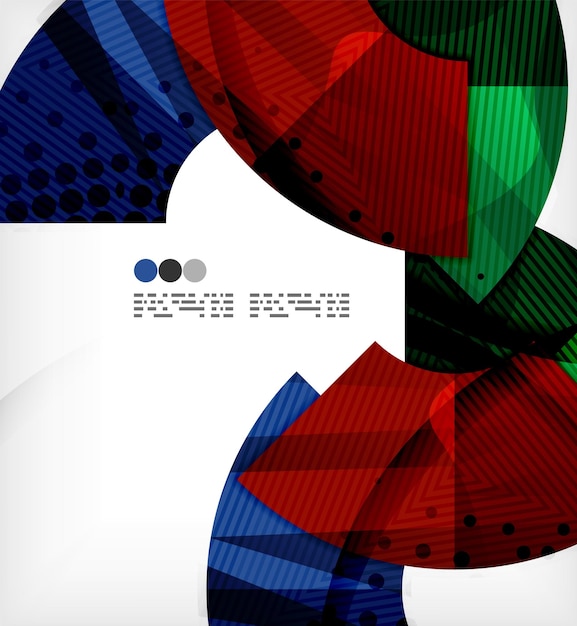 Fondo de formas geométricas abstractas