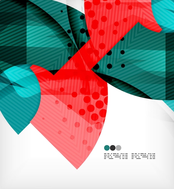 Fondo de formas geométricas abstractas