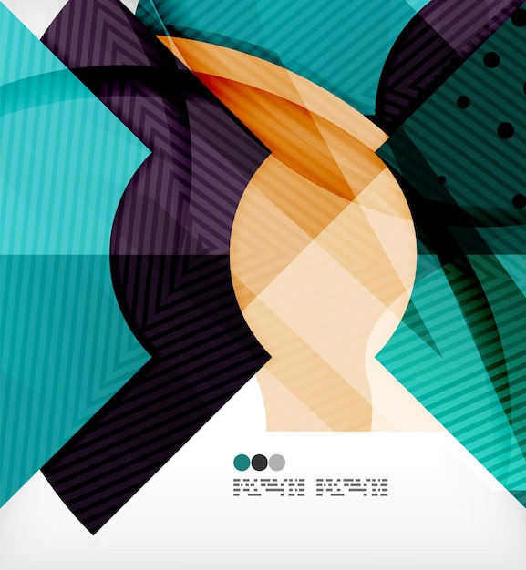 Fondo de formas geométricas abstractas