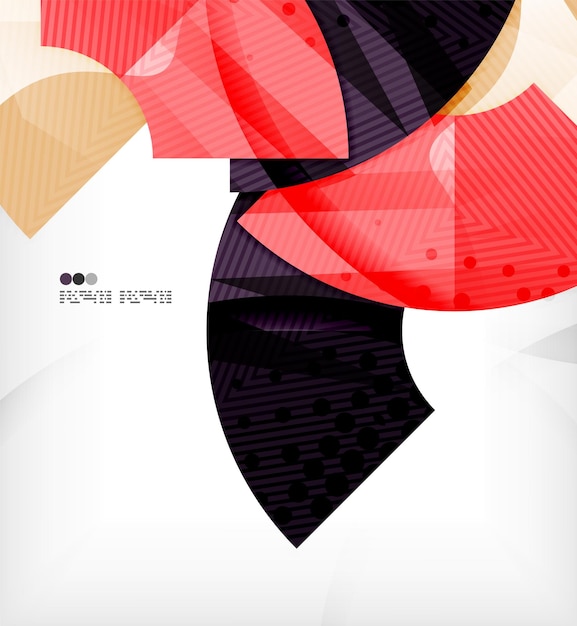 Fondo de formas geométricas abstractas
