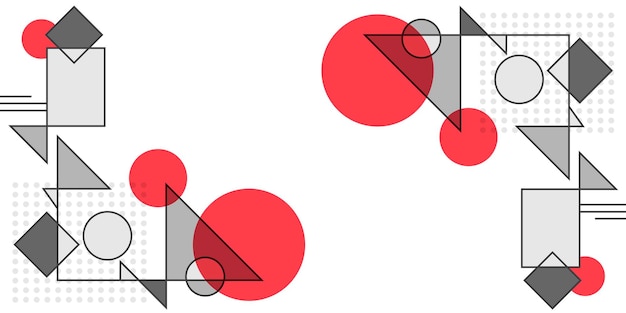 Fondo de formas geométricas abstractas.