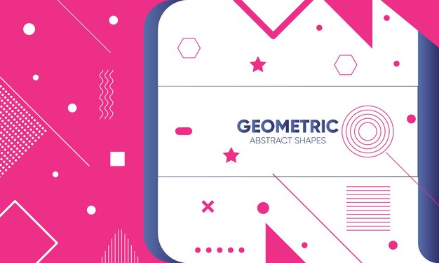 Fondo de formas geométricas abstractas