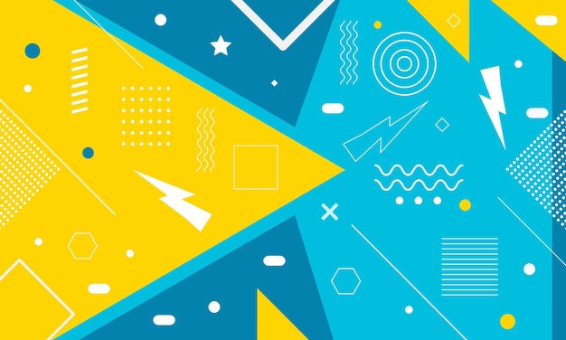Fondo de formas geométricas abstractas