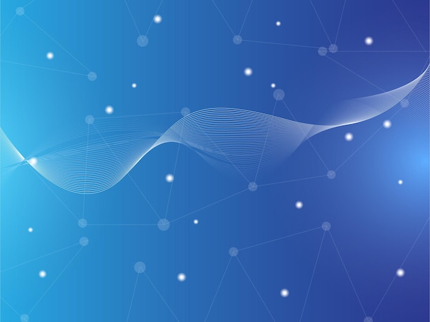Fondo de formas geométricas azules abstractas