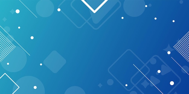Fondo de formas geométricas azules abstractas