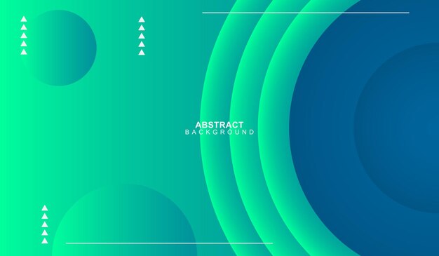 Fondo de formas geométricas de círculo abstracto