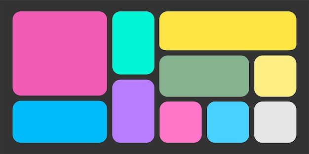 Fondo De Formas Geométricas Coloridas