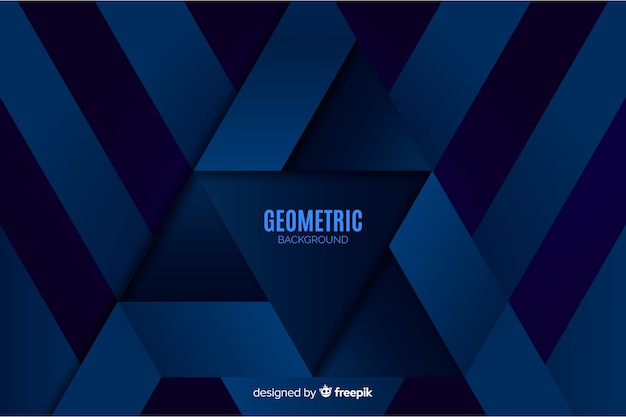 Fondo de formas geométricas en gradiente
