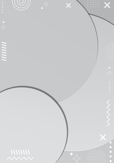 Fondo de formas geométricas gris abstracto