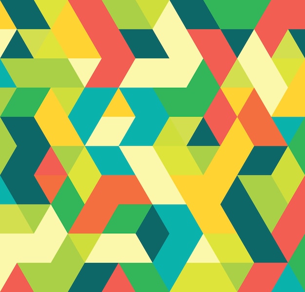 Fondo de formas geométricas. Patrón de mosaico colorido. Fondo geométrico colorido.